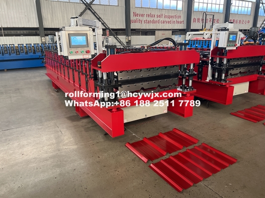 5.5KW AG Panel Double Layer Roll Forming Machine