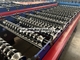 H Beam Base gegolfde rollenvormende machine 45# Steel Rollers Omron Encoder 15-20m/Min
