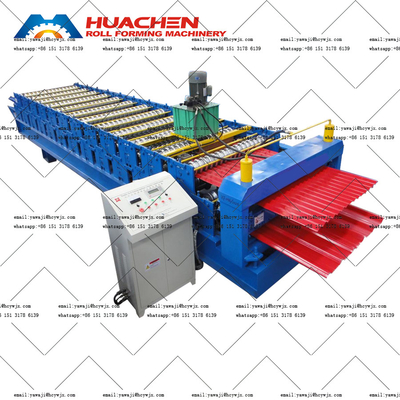 Doppeldeck PPGI / GI metalen dakrolmachines