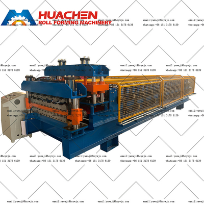 Metalen dubbele dek silo rollen vormen machine voor PPGI / GI