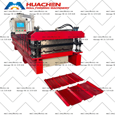 1000 mm Doppellagig rolvormende machine voor daken 10/13 stations