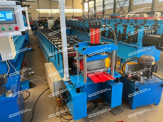 20 Roller Station Control System PLC Control Cold Steel Roll Forming Machine Voor Muur