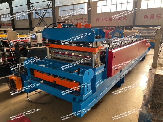 18 het vormen van Broodje die van de Posten het Dubbele Laag Machine voor de Muurcomités van het Metaaldak vormen