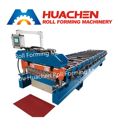 Trapeziumvormige dakpaneel / wandpaneelvormmachine / tegelproductiemachine