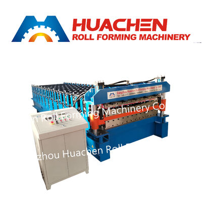 Trapeziumvormig gegolfd geglazuurd traptegelpersdak Dakbedekkingsplaat Rolvormer Vormmachine Machine Prijs Fabrikant