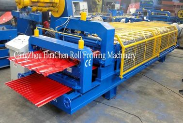 MetalSheet Roll Forming Machine 0,3 - 0,8 mm Automatisch hydraulisch snijden