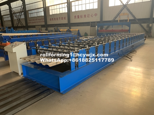 17.5x3kw keten aangedreven koude rollen vormmachine snelheid 8-12m/min