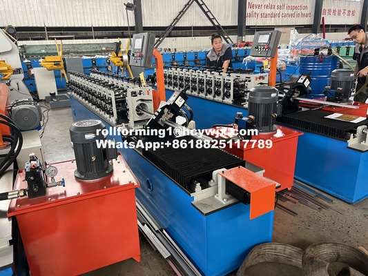45 Stalen schacht plafond metalen rolvormende machine PLC-besturingssysteem