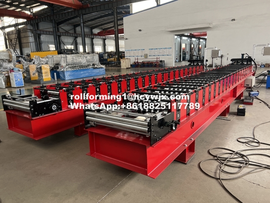Efficiënte robuuste gegolfde rollenvormende machine met H-balkmachinebasis