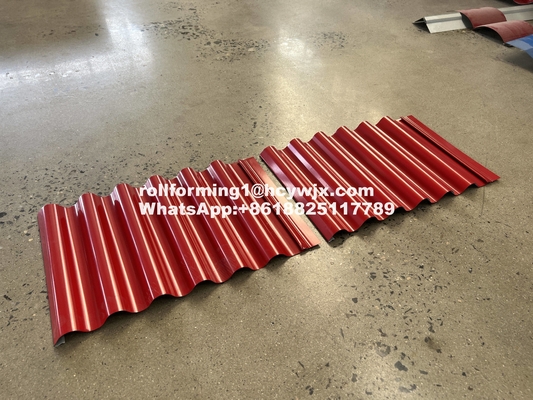 Efficiënte robuuste gegolfde rollenvormende machine met H-balkmachinebasis