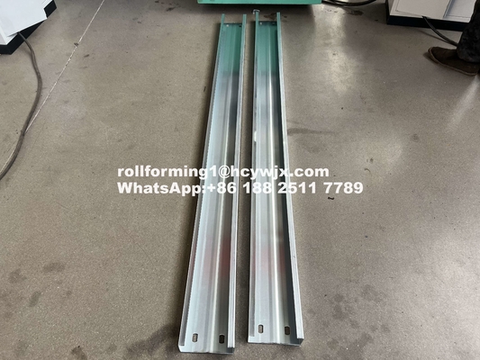 Keten aandrijving 1,2 mm Cz Purlin Roll Forming Machine Efficiënt