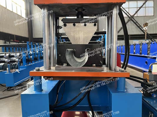 Hydraulisch snijdoek rolvormende machine keten aangedreven