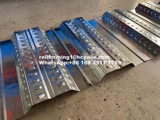 PLC gecontroleerde vloer dek rollen vormmachine 400mm H balk staal frame 1220mm breed