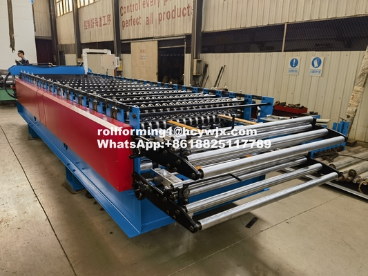 Automatische dubbele laag rollenvormende machine voor de markt van Chili