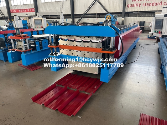 15-20m/min Dubbellaagvormende machine voor metalen dakplaten