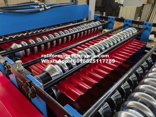 4 kW rollenvormende machine met een hoofdasdiameter van 70-80 mm