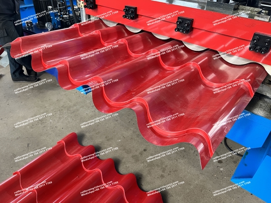 PPGI Kleurstaal GI-materiaal voor glazen tegel rollenvormende machine