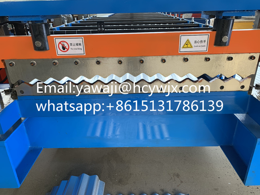rolvormende machine voor het vormen van golftegelpanelen voor ppgi-dakrolvormende machine