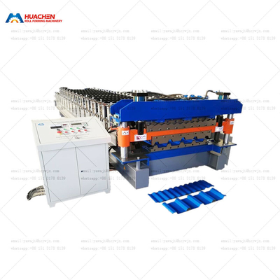 Dubbele laag trapeziumrolvormende machine met een lange spanning 762 trapezium en IBR686