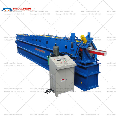 Cr12 staal hydraulisch snijdoek rolvormende machine met PLC-besturing
