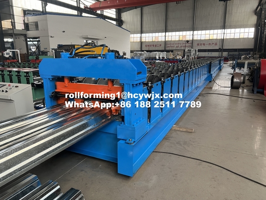 T153-40L-840 Metal Floor Deck Roll Forming Machine hoge snelheid