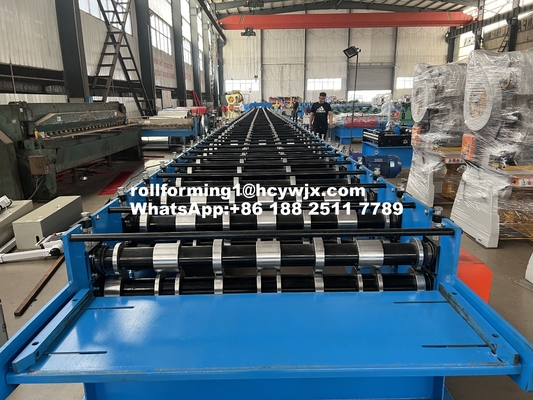 T153-40L-840 Metal Floor Deck Roll Forming Machine hoge snelheid