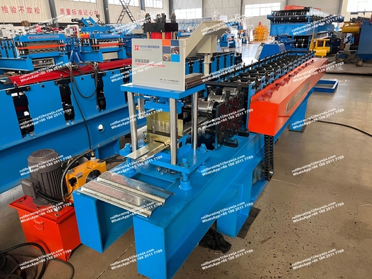 Op maat gemaakte stalen rolluik deur rolvormende machine met 14 stations