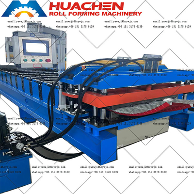 Metalen dakrolvormende machine voor snelle productie 15 m/min 70 mm schachtdiameter