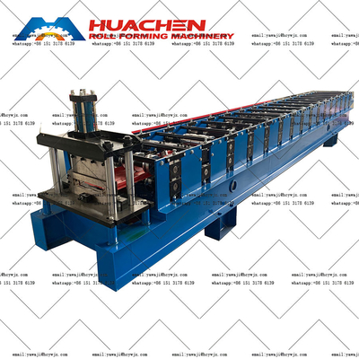 PPGI / GI materiaal Long Span Roof Roll Forming Machine Met 5,5 5,5KW Totaal vermogen