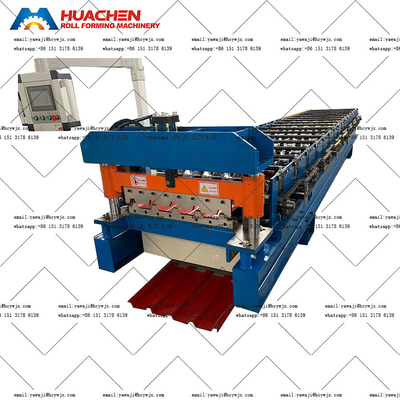 Hoog ribben metalen dakrolvormende machine met PPGI / GI materiaal en 925 mm breedte