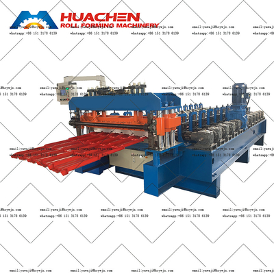 Automatische metalen dakplatenmachine voor PPGI / GI
