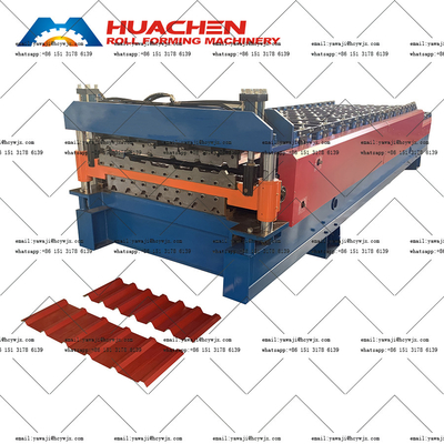 Dakscherm 12Stations Double Layer Roll Forming Machine Laag geluid
