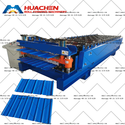 0.3-0.6mm Dubbellaag rolvormende machine voor dakplaat