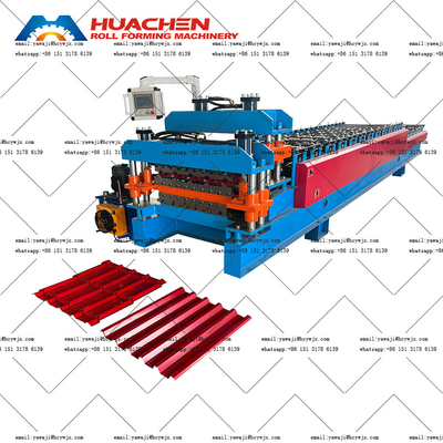 Doppeldeck PPGI / GI Metal Roll Forming Machine
