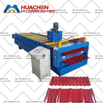 Dakenplaat metalen PPGI / GI Double Layer Roll Forming Machine