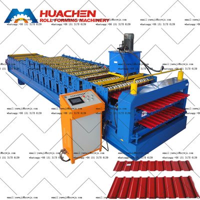 Dubbeldek PPGI / GI-staalrolvormende machine