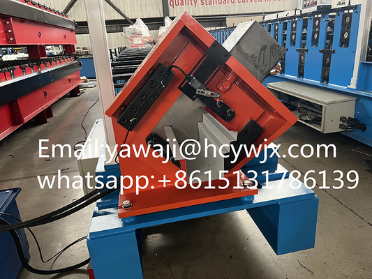 Gegalvaniseerd het Comité van het de Gootdak van het Randdakwerk Broodje die Machine 410mm vormen Breedte