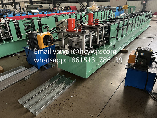 C Purlin rollforming machine met automatische perforatie