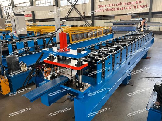 3 Fase Wall Sheet Wall Panel Roll Forming Machine PLC besturingssysteem