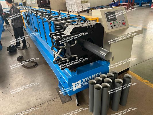 45# staal om Downspout Broodje die Machine met Elektrisch Controlesysteem vormen