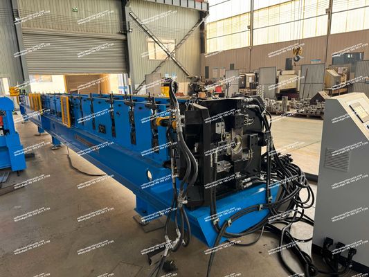 100 mm ronde afdekkingspijp rollenvormende machine Hydraulisch snijmachine type