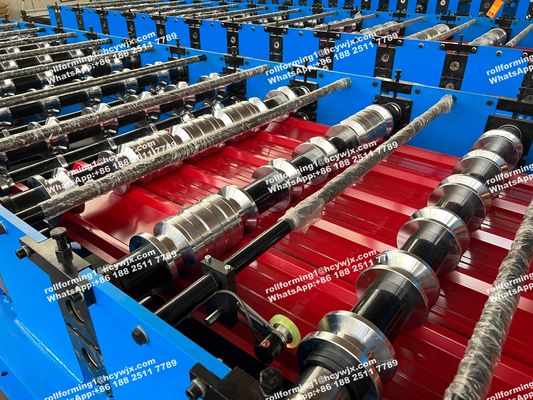 1250 mm gegalvaniseerde plaat metalen rollen vormen machines 5,5 kW Vermogen