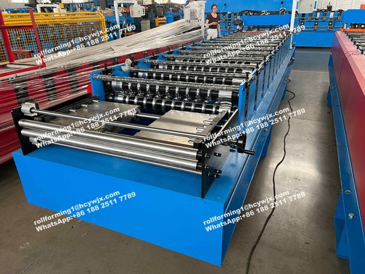 De staalsilo PPGI plooide Broodje Vormt Machine voor 0.7mm Dakblad