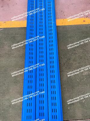 PLC-gestuurde, gekleurde spandrel wandpaneel rolvormmachine met 0,3-0,6 mm dikte en 15 rollenrijen