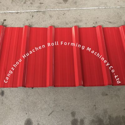 Dubbellaags rolvormmachine voor geglazuurde panelen met 1250 mm breedte, 15 m/min snelheid en PPGI/GI materiaal