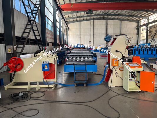 Automatische wandpaneelrolvormende machine