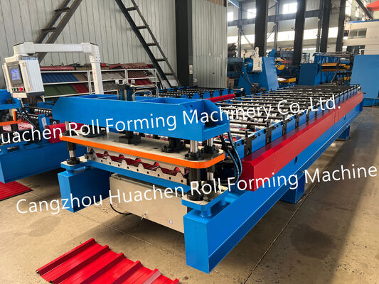 Wave plate machine - A machine for forming stepped steel coils used for making roof panels