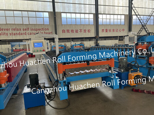 Export Standard Steel Sheet Roof Tile en Wall Panel Roll Forming Making Machine