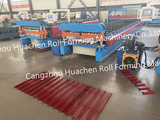 Export Standard Steel Sheet Roof Tile en Wall Panel Roll Forming Making Machine