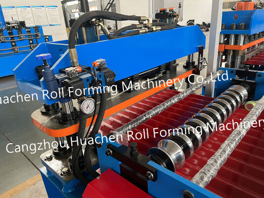 Metalen platen dakbedekkingsmachine tegelmachine gegolfde en trapezium daktegel rolvormende machine